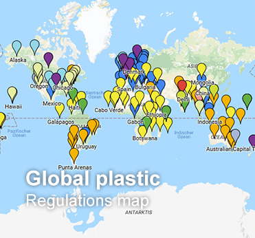 Global plastic regional map